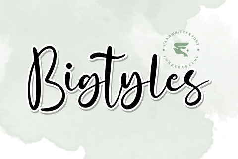 Bigtyles Font Forberas 