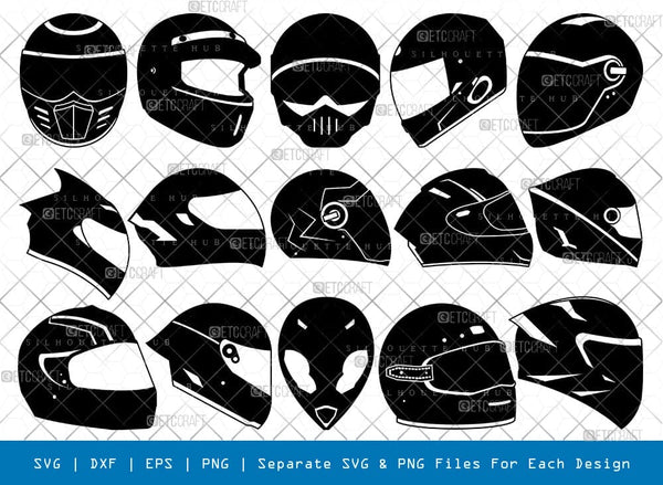 bike helmet svg Bike Helmet Silhouette, Bike Helmet SVG, Motorcycle Helmet Svg, Dirt Bike Helmet Svg, Motocross Helmet Svg, Bike Helmet Bundle, SB00931