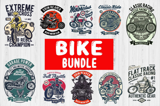 Bike Tshirt Bundle SVG svgteam 