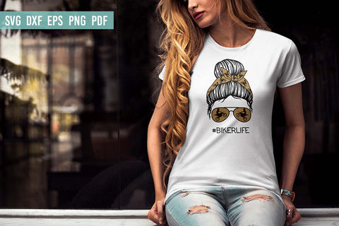 Biker Babe Svg | Motorcycle Life Svg | Biker Life Svg SVG Irina Ostapenko 