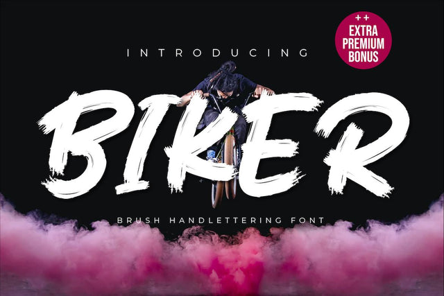 Biker Font twinletter 