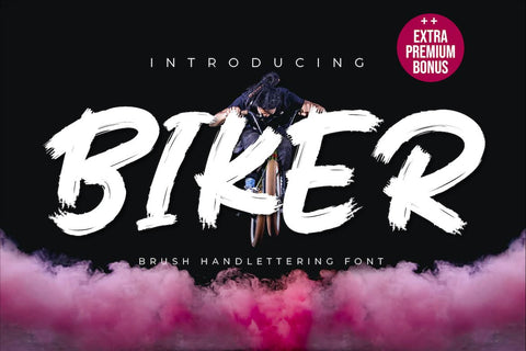 Biker Font twinletter 
