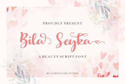 Bila Seyka - Lovely Script Font Font StringLabs 