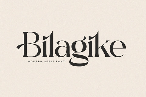 Bilagike Typeface Font Storytype Studio 