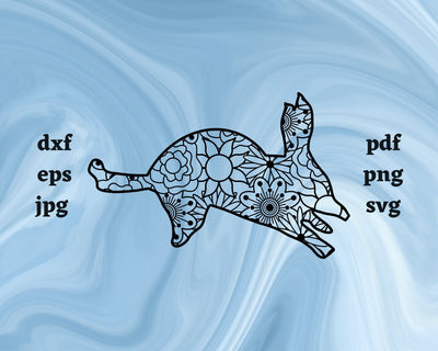 Bilby Mandala SVG Cut File SVG Northern Light SVG 
