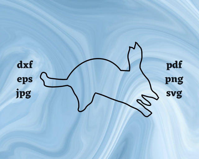 Bilby Outline SVG Cut File SVG Northern Light SVG 