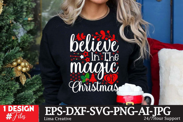 Bilieve In The Magic Christmas SVG Cute File SVG Insomnia Std 