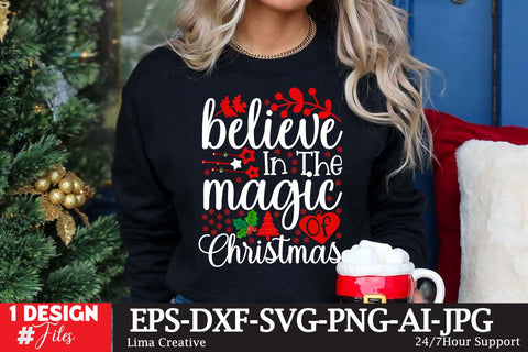 Bilieve In The Magic Christmas SVG Cute File SVG Insomnia Std 