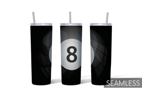 Billiard Ball Tumbler Sublimation Sublimation SvgOcean 