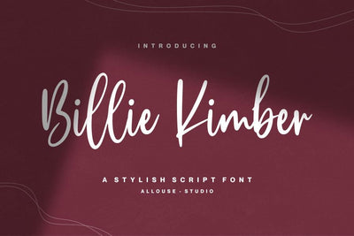 Billie Kimber Font Allouse.Studio 