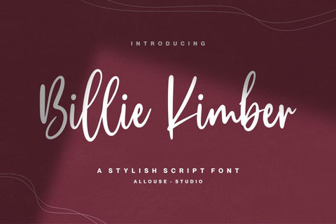 Billie Kimber Font Allouse.Studio 
