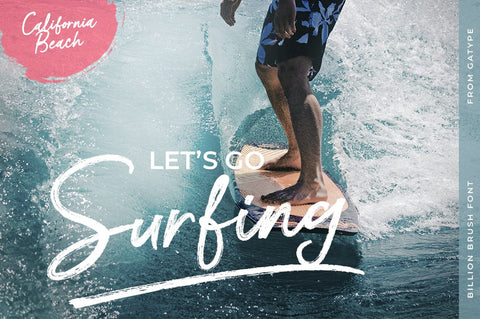 Billion Brush Font gatype 