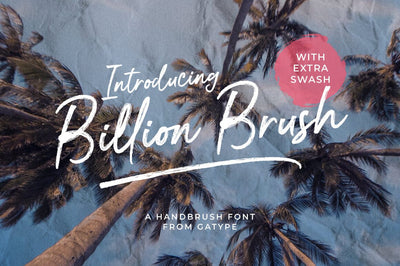Billion Brush Font gatype 