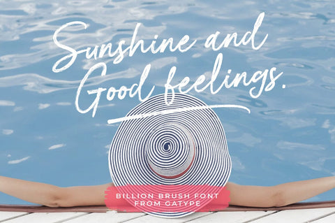 Billion Brush Font gatype 