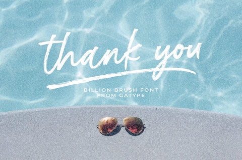 Billion Brush Font gatype 