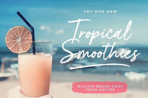 Billion Brush Font gatype 