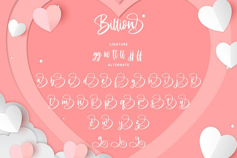 Billion Font Fallen Graphic Studio 