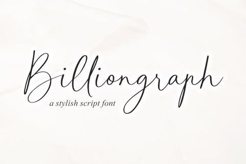 Billiongraph Font Allouse.Studio 