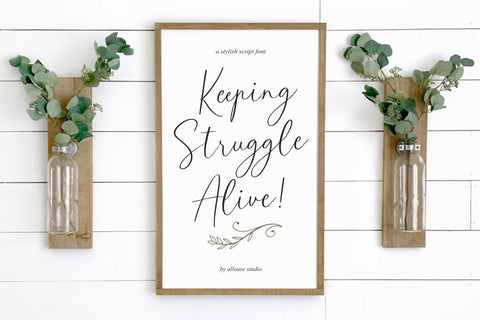 Billiongraph Font Allouse.Studio 