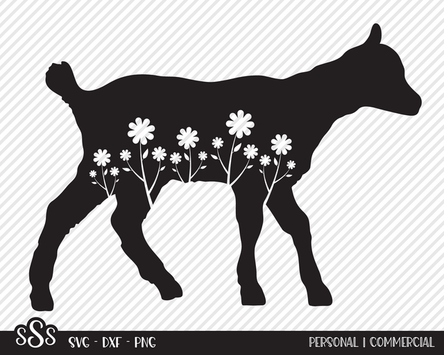Billy Goat Flowers | Country SVG SVG Texas Southern Cuts 