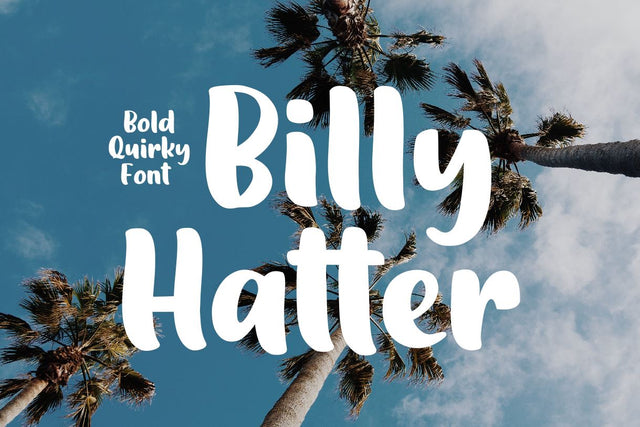 Billy Hatter Font Zeenesia Std 