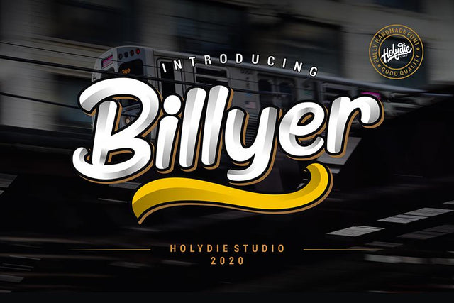 Billyer Font Holydie Studio 