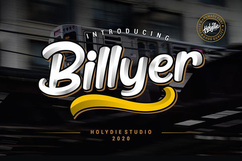 Billyer Font Holydie Studio 