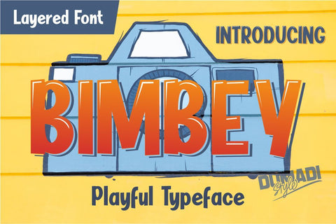 BIMBEY Font Font Dumadistyle 