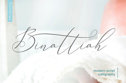 Binattiah Script Font Sulthan studio 