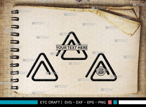 Binder Clip Monogram, Binder Clip Silhouette, Binder Clip SVG, School Supplies Svg, Work Paper Clip Svg, Paperclips Svg, Bulldog Clip Svg, SB00468 SVG ETC Craft 