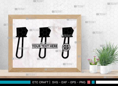 Binder Clip Monogram, Binder Clip Silhouette, Binder Clip SVG, School Supplies Svg, Work Paper Clip Svg, Paperclips Svg, Bulldog Clip Svg, SB00468 SVG ETC Craft 