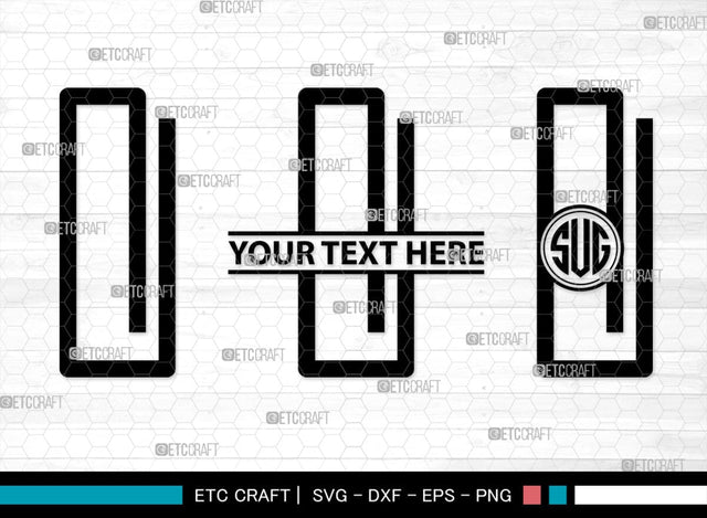 Binder Clip Monogram, Binder Clip Silhouette, Binder Clip SVG, School Supplies Svg, Work Paper Clip Svg, Paperclips Svg, Bulldog Clip Svg, SB00468 SVG ETC Craft 