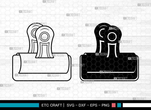 Binder Clip SVG, School Supplies Svg, Paperclips Svg, Work Paperclips Svg, Binder Clip Svg SVG ETC Craft 