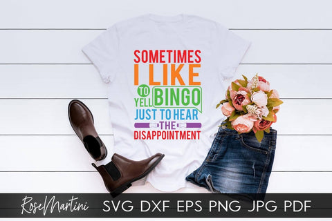 Bingo Bundle of 6 designs SVG files for cutting machines - Cricut Silhouette, Sublimation Designs | Bingo SVG | Bingo Lover SVG RoseMartiniDesigns 