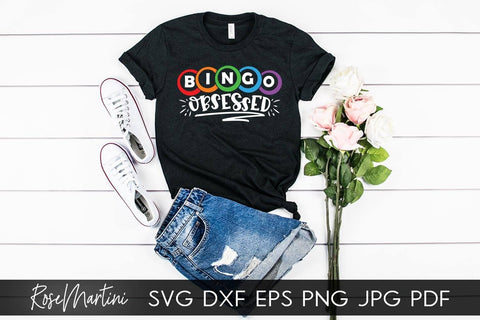 Bingo Bundle of 6 designs SVG files for cutting machines - Cricut Silhouette, Sublimation Designs | Bingo SVG | Bingo Lover SVG RoseMartiniDesigns 