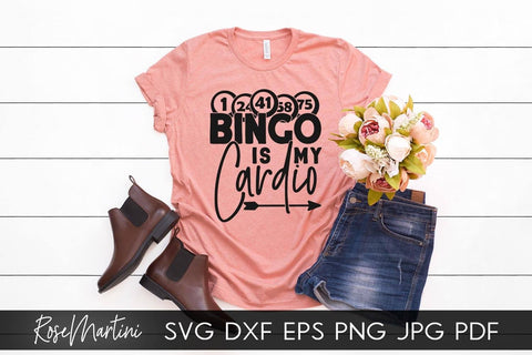 Bingo Bundle of 6 designs SVG files for cutting machines - Cricut Silhouette, Sublimation Designs | Bingo SVG | Bingo Lover SVG RoseMartiniDesigns 