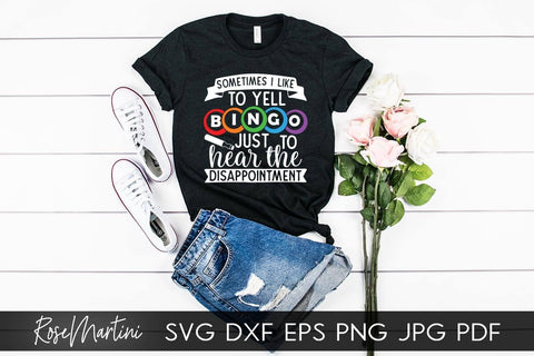 Bingo Bundle of 8 designs SVG files for cutting machines - Cricut Silhouette, Sublimation Designs | Bingo SVG | Bingo Lover SVG RoseMartiniDesigns 