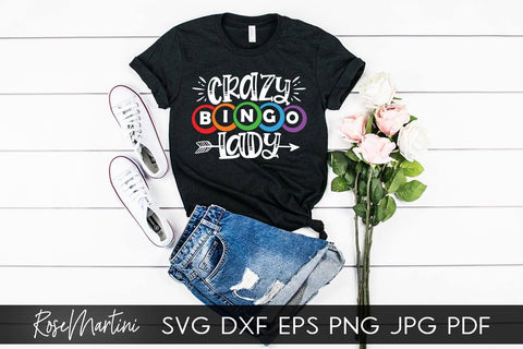 Bingo Bundle of 8 designs SVG files for cutting machines - Cricut Silhouette, Sublimation Designs | Bingo SVG | Bingo Lover SVG RoseMartiniDesigns 