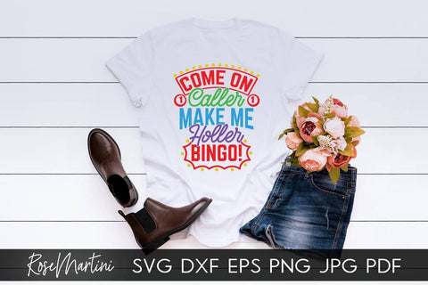 Bingo Bundle of 8 designs SVG files for cutting machines - Cricut Silhouette, Sublimation Designs | Bingo SVG | Bingo Lover SVG RoseMartiniDesigns 