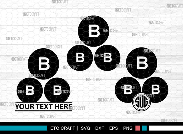 Bingo Icons Monogram, Bingo Svg, Gambling Svg, Bingos, Bingo Ball, Bingo Monogram, Icon Monogram, Svg Cut File, Dxf, Eps, Png, SVG ETC Craft 