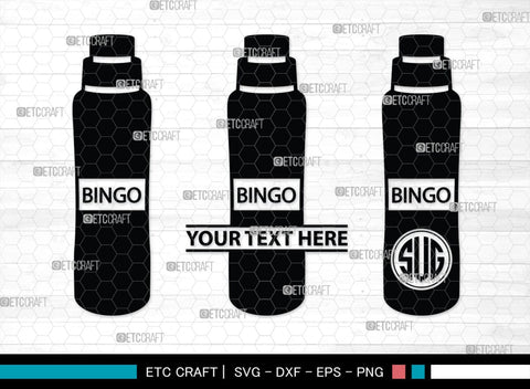 Bingo Monogram, Bingo Silhouette, Bingo SVG, Bingo Card Svg, Bingo Balls Svg, Bingo Dauber Svg, Numbers Svg, Basketball Set Bundle, SB00433 SVG ETC Craft 