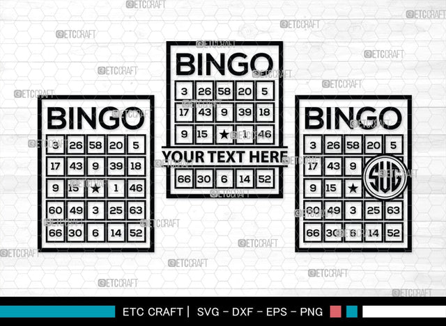 Bingo Monogram, Bingo Silhouette, Bingo SVG, Bingo Card Svg, Bingo Balls Svg, Bingo Dauber Svg, Numbers Svg, Basketball Set Bundle, SB00433 SVG ETC Craft 