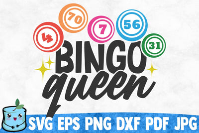 Bingo Queen SVG MintyMarshmallows 