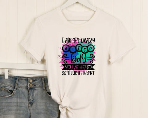 Bingo Sublimation Designs Bundle, 6 Designs, Bingo PNG Files, This Is My Lucky Shirt PNG, Bingo Is My Thingo PNG, Bingo Is My Cardio PNG Sublimation HappyDesignStudio 