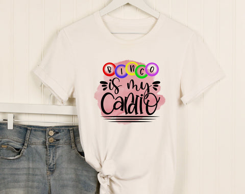 Bingo Sublimation Designs Bundle, 6 Designs, Bingo PNG Files, This Is My Lucky Shirt PNG, Bingo Is My Thingo PNG, Bingo Is My Cardio PNG Sublimation HappyDesignStudio 