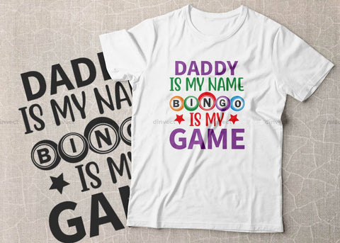 Bingo SVG, Bingo Family bundle, Bingo Family SVG, Daddy Is My Name Bingo Is My Game, Bingo cutting file, Bingo Cousin, Bingo Uncle SVG, Bingo typography, Cricut silhouette bingo SVG; gift for bingo player svg, Bingo lover svg SVG Dinvect 