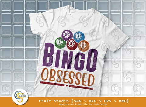 Bingo SVG Bundle, Bingo gift Svg, Bingo Games Svg, Crazy Bingo Svg, Bingo Quotes, Bingo Cutting File SVG ETC Craft 