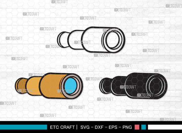 Binocular Clipart SVG | Binocular SVG | Telescope Svg | Pocket Binoculars Svg | Binocular Clipart SVG ETC Craft 