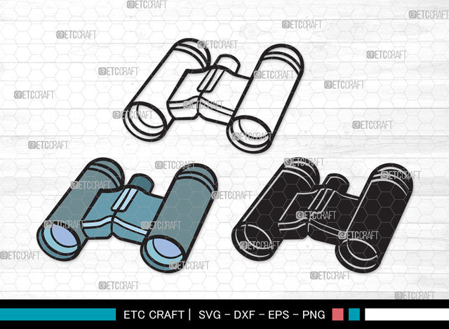 Binocular Clipart SVG | Binocular SVG | Telescope Svg | Pocket Binoculars Svg | Binocular Clipart SVG ETC Craft 