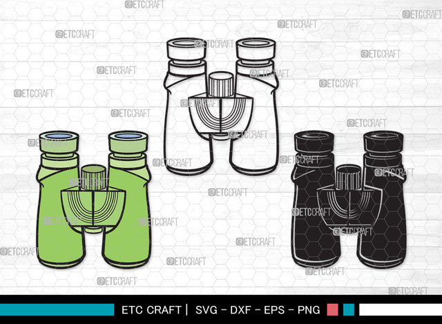 Binocular Clipart SVG | Binocular SVG | Telescope Svg | Pocket Binoculars Svg | Binocular Clipart SVG ETC Craft 